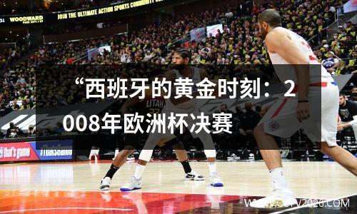 “西班牙的黄金时刻：2008年欧洲杯决赛