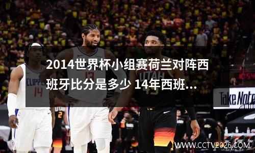 2014世界杯小组赛荷兰对阵西班牙比分是多少 14年西班牙世界杯比分