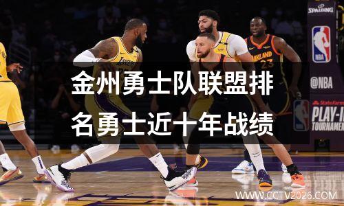 金州勇士队联盟排名勇士近十年战绩