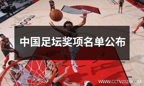 中国足坛奖项名单公布