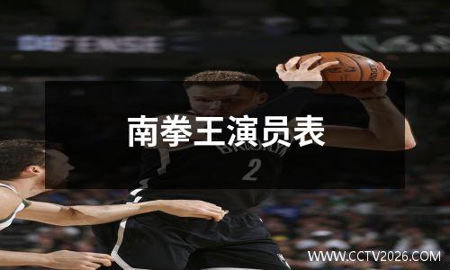 南拳王演员表