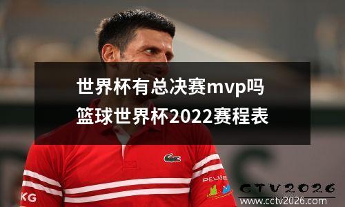 世界杯有总决赛mvp吗 篮球世界杯2022赛程表