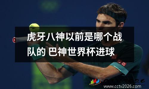 虎牙八神以前是哪个战队的 巴神世界杯进球