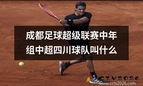 成都足球超级联赛中年组中超四川球队叫什么
