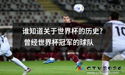 谁知道关于世界杯的历史? 曾经世界杯冠军的球队