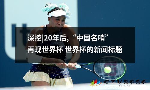 深挖|20年后,“中国名哨”再现世界杯 世界杯的新闻标题