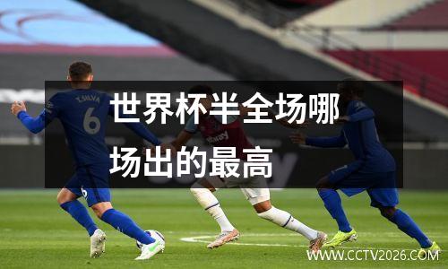 世界杯半全场哪场出的最高