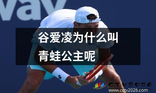 谷爱凌为什么叫青蛙公主呢