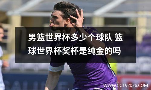 男篮世界杯多少个球队 篮球世界杯奖杯是纯金的吗