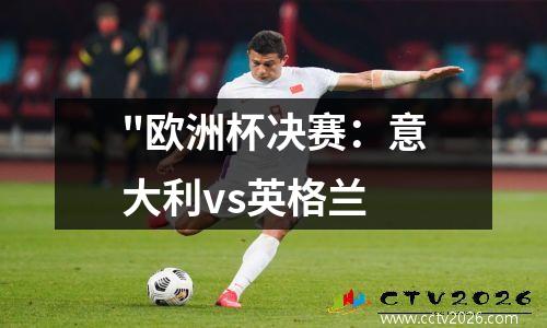 "欧洲杯决赛：意大利vs英格兰