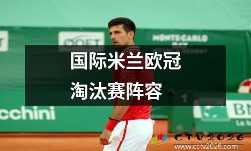国际米兰欧冠淘汰赛阵容