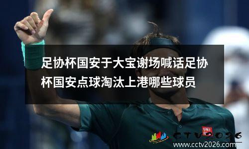足协杯国安于大宝谢场喊话足协杯国安点球淘汰上港哪些球员