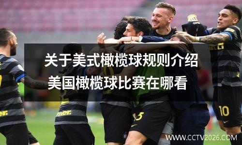 关于美式橄榄球规则介绍 美国橄榄球比赛在哪看