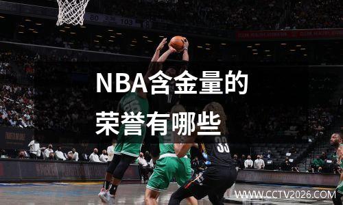 NBA含金量的荣誉有哪些