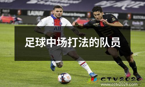 足球中场打法的队员