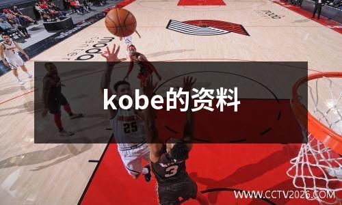 kobe的资料