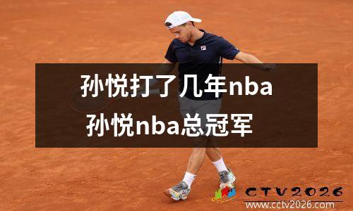 孙悦打了几年nba 孙悦nba总冠军
