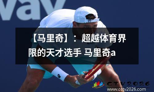 【马里奇】：超越体育界限的天才选手 马里奇a