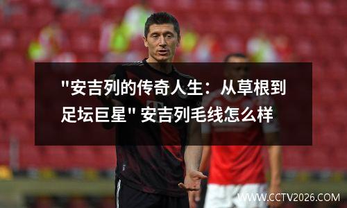 "安吉列的传奇人生：从草根到足坛巨星" 安吉列毛线怎么样