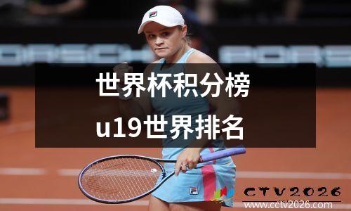 世界杯积分榜 u19世界排名