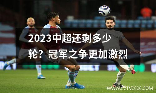 2023中超还剩多少轮？冠军之争更加激烈