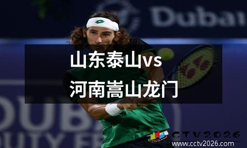 山东泰山vs河南嵩山龙门