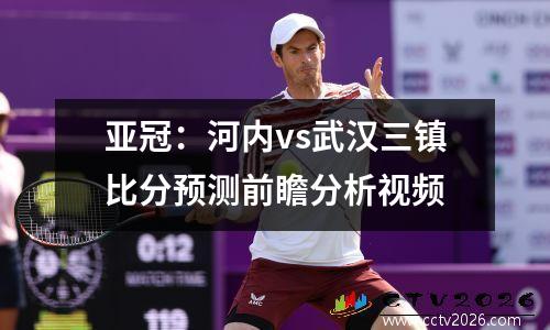 亚冠：河内vs武汉三镇比分预测前瞻分析视频