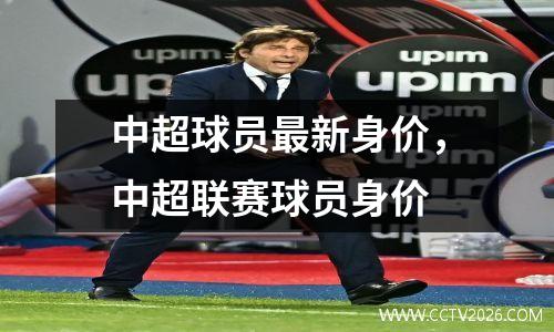 中超球员最新身价，中超联赛球员身价
