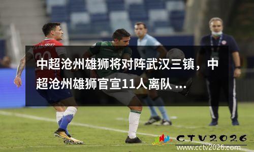 中超沧州雄狮将对阵武汉三镇，中超沧州雄狮官宣11人离队 小说