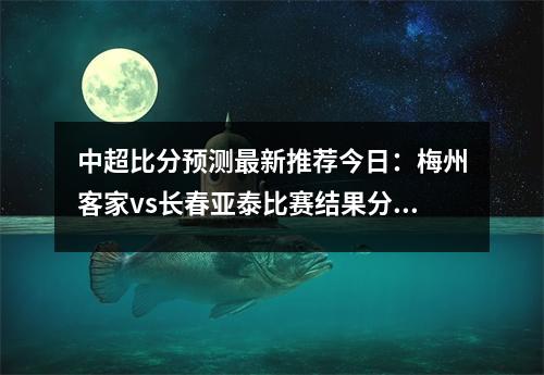 中超比分预测最新推荐今日：梅州客家vs长春亚泰比赛结果分析，梅州客家足球俱乐部最新消息
