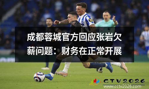 成都蓉城官方回应张岩欠薪问题：财务在正常开展
