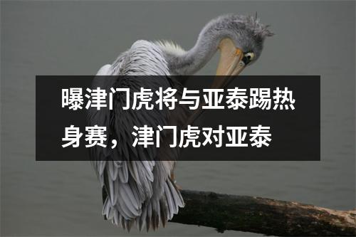 曝津门虎将与亚泰踢热身赛，津门虎对亚泰