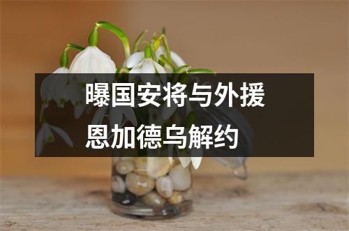 曝国安将与外援恩加德乌解约