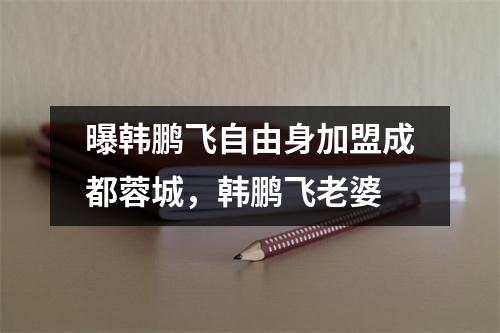 曝韩鹏飞自由身加盟成都蓉城，韩鹏飞老婆
