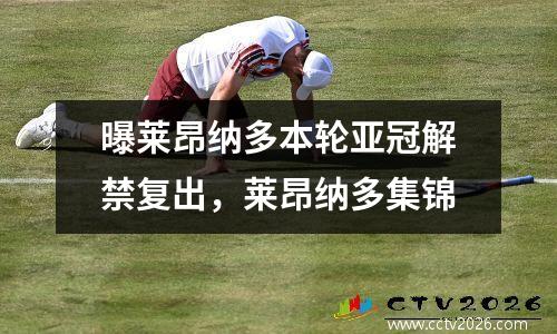 曝莱昂纳多本轮亚冠解禁复出，莱昂纳多集锦