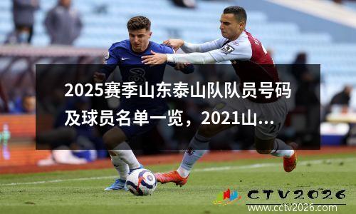2025赛季山东泰山队队员号码及球员名单一览，2021山东泰山队阵容