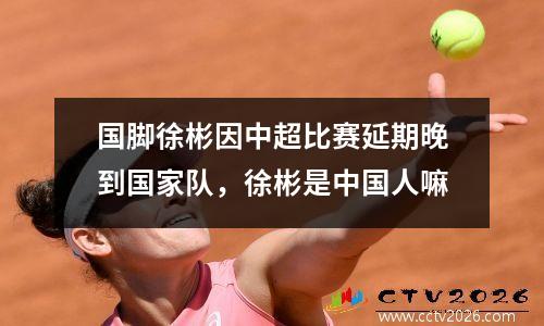 国脚徐彬因中超比赛延期晚到国家队，徐彬是中国人嘛