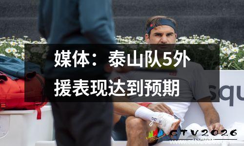 媒体：泰山队5外援表现达到预期