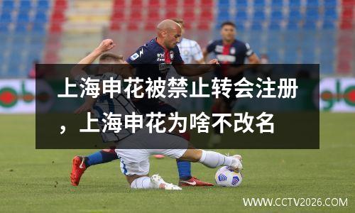 上海申花被禁止转会注册，上海申花为啥不改名