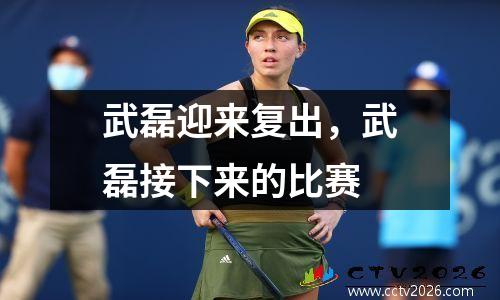武磊迎来复出，武磊接下来的比赛
