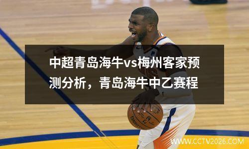 中超青岛海牛vs梅州客家预测分析，青岛海牛中乙赛程