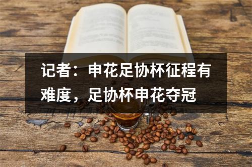 记者：申花足协杯征程有难度，足协杯申花夺冠