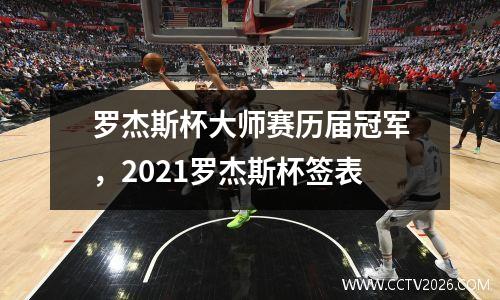 罗杰斯杯大师赛历届冠军，2021罗杰斯杯签表