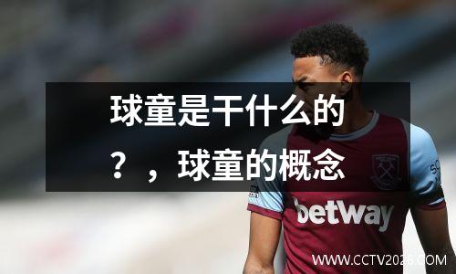 球童是干什么的？，球童的概念