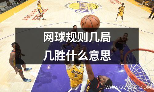 网球规则几局几胜什么意思