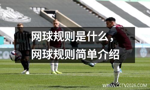 网球规则是什么，网球规则简单介绍