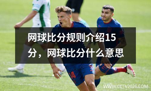 网球比分规则介绍15分，网球比分什么意思