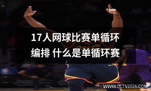 17人网球比赛单循环编排 什么是单循环赛