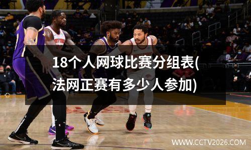 18个人网球比赛分组表(法网正赛有多少人参加)