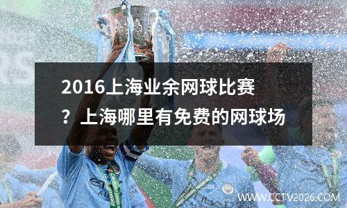 2016上海业余网球比赛？上海哪里有免费的网球场